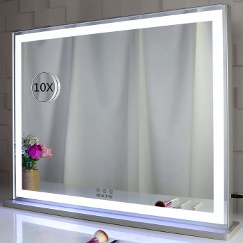 Beauty Salon Mirror with LED Backlit Lights Hollywood Makeup Mirror